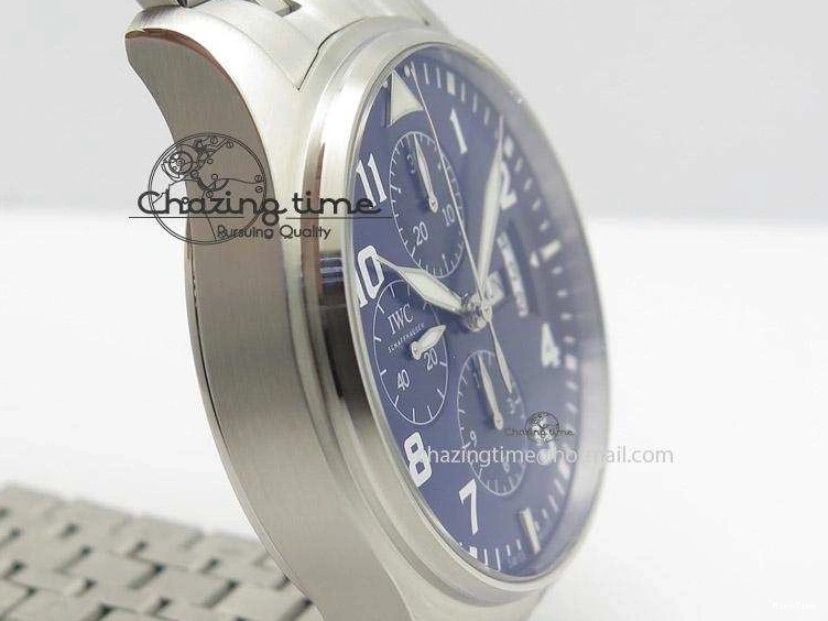 MIROTIME 0817 Modern Pilot Chrono 377706 “Le Petit Prince” ZF 1:1 Best Edition Blue Dial On SS Bracelet A 7346